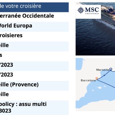 MSC 5-12 août 2023 avec ma fille Vanessa